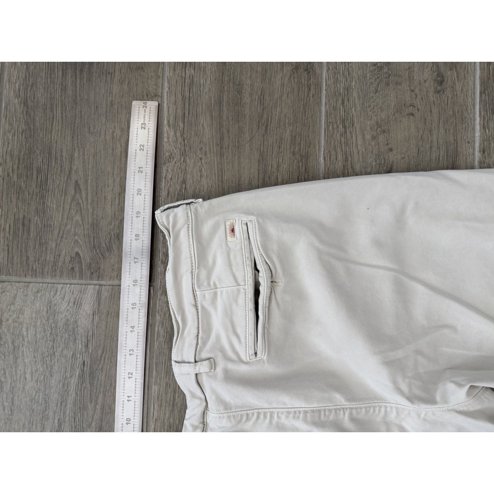 Coastline Mens Tailored Fit Khaki Chino Pants W36 L34 - Picture 5 of 14